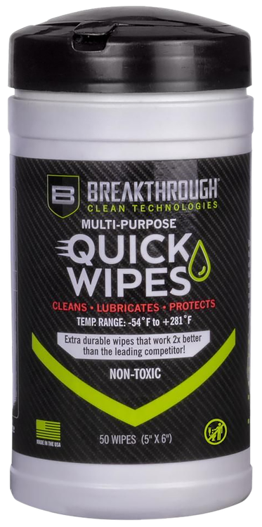 Breakthrough Clean BT-CLP-QW-50 Quick Wipes 3.50"x 3.50"x 6.50" Wipes 50 Count
