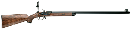 Taylors & Company Gibbs 45 Cal Percussion 32" Rd Blued Barrel, Color Case Hardened Rec, Oiled Walnut Stock, Checkered Grip, Adj. Creedmoor Rear/Tunnel Front Sight