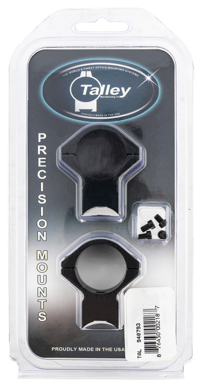 Talley Scope Mount/Ring Combo Black Anodized Aluminum 1" Tube Savage 93R/B.Mag/Mark II Medium Rings 0 MOA