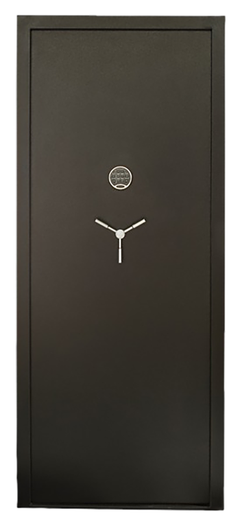 SnapSafe Door In-Swing Vault, 12 Ga Steel, 36.8" W x 81"H, Black, Access Code/Key Entry