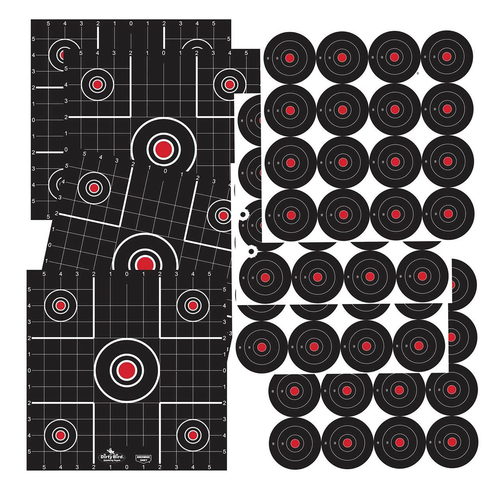 Birchwood Casey Dirty Bird Combo Pack Bullseye Tagboard Target 12" 12 Per Pkg
