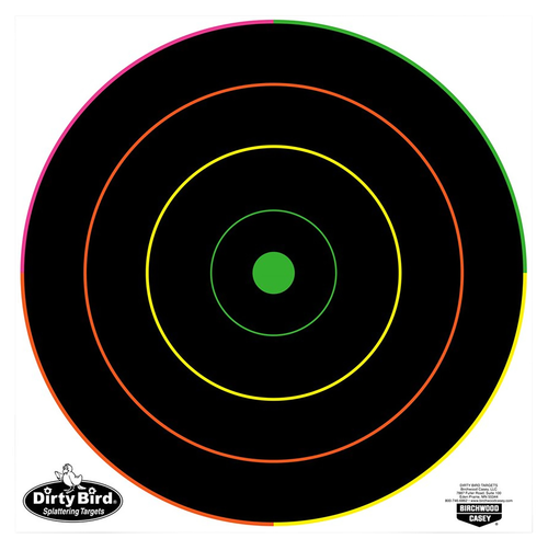 Birchwood Casey BC- Dirty Bird Bull's-Eye Bullseye Tagboard Target 12" 100 Per Pkg