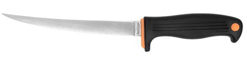 Kershaw Clearwater 7" Fixed Fillet Plain Satin 420J2 SS Blade Black Co-polymer Handle Includes Sheath