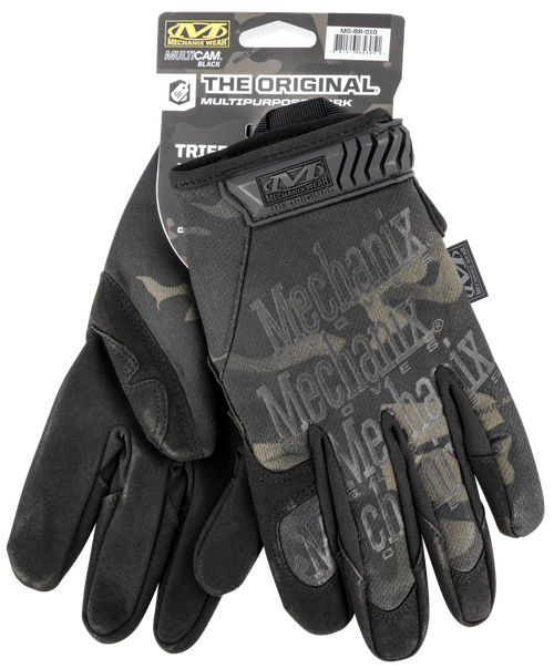 Mechanix Wear Multicam Black Original Gloves MultiCam Black Touchscreen Synthetic Leather Medium