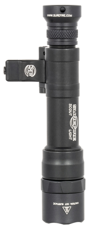 Surefire 1640DF Scout Pro Flashlight, LED, 1500 Lumens, Black, 1913 Picatinny Mount installed, M-Lok Mount included, Z68 On/Off Tailcap, SF18650B Micro-USB Battery