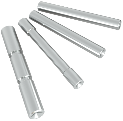 Cross Armory 4 Pin Set Silver 4140 Steel for Most Glock Gen4