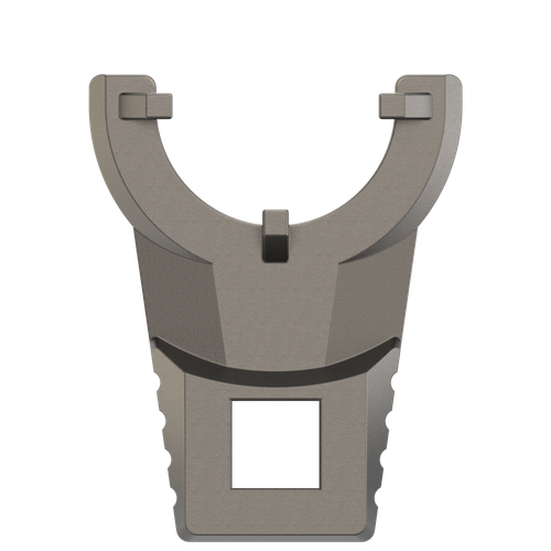 Real Avid Master -Fit Extended & Standard Castle Nut Wrench Titanium/Stainless Steel for AR-Platform