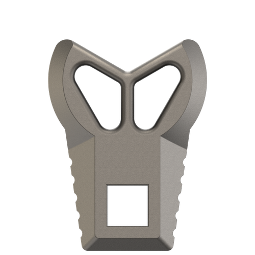 Real Avid Master -Fit 3 Prong Flash Hider Wrench Titanium/Stainless Steel for AR-Platform