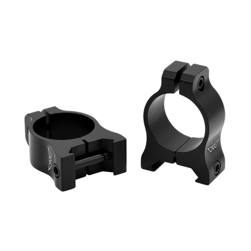 Warne Vapor Scope Ring Set Fixed For Rifle Maxima/Weaver/Picatinny Low 1" Tube Matte Black Aluminum