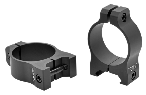 Warne Vapor Scope Ring Set Fixed For Rifle Maxima/Weaver/Picatinny Low 30mm Tube Matte Black Aluminum
