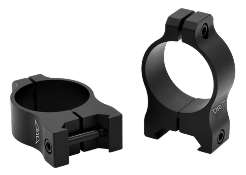 Warne Vapor Scope Ring Set Fixed For Rifle Maxima/Weaver/Picatinny Medium 30mm Tube Matte Black Aluminum