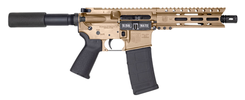 Diamondback DB15 AR15 5.56x45/223 7" Barrel, 6" M-Lok Handguard, Flat Dark Earth, Magpul MOE Grip, 30rd