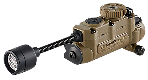 Streamlight Sidewinder Stalk Helmet Light 23/28/57/76 Lumens White White/Red/Green/Blue/IR LED Bulb Coyote 28 Meters Distance