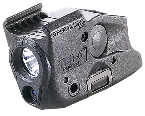 Streamlight T LR-6, White LED with Red Laser, 100 Lumens, Anodized Finish, Black, Fits Taurus GX4, Includes Two 3V CR-1/3 N Lithium Batteries
