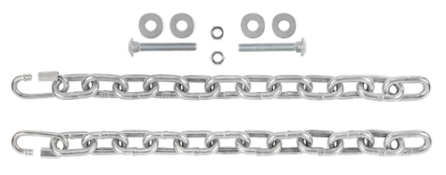 EZ-Aim Custom Target Systems Gong Target Chain Silver Hanging Stainless Steel 7" Long Hanging Includes Hardware 2 Per Pkg