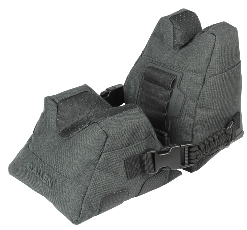 Allen Eliminator Shooting Rest, Prefilled Front and Rear Bag, Gray Polyester, 4.50 lbs, 11.50" L x 7.50" H, Side Release Buckles