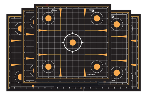 EZ-Aim Splash Reactive Black/Orange Self-Adhesive Paper Yes Impact Enhancement Yellow Sight-In Grid 10 Pk.