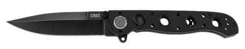 Columbia River M16-03DB BLACK SPEAR POINT DEADBOLT ASSIST, Folding Knife, Black, Plain Spear Point, 3.58" Blade, D2 Steel, Deadbolt Lock, Assisted Opening IKBS, Aluminum Handle