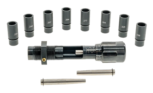 Frankford Arsenal Universal Bullet Seating Die, .224 - .338 Calibers, Built it Micrometer, 9 Bullet Alignment Sleeves , 3 VLD Seating Stems, Storage Case, Black