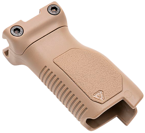 Strike AR-CMAG-RAIL-L-Flat Dark Earth Angled Vertical Grip Long Flat Dark Earth Polymer with Cable Management Storage for Picatinny Rail