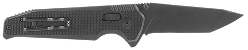 S.O.G SOG-12-57-02 Vision XR 3.36" Folding Tanto Part Serrated Black TiNi CTS XHP Steel Blade Black G10 Handle