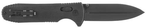 S.O.G SOG-12-61-05 Pentagon XR LTE 3.60" Folding Spear Point Graphite TiNi Cryo CTS XHP Blade/Black G10 Handle Includes Belt Clip