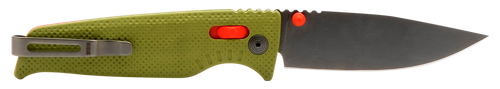S.O.G SOG-12-79-03 Altair XR 3.20" Folding Plain Bead Blasted Cryo CPM 154 SS Blade/ Field Green Stone Blue Accents Green Handle