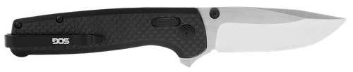 S.O.G SOG-TM1025-B Terminus XR 2.95" Folding Clip Point Plain Satin CPM S35VN SS Blade Black G10/Carbon Fiber Handle Features Box Packaging Includes Belt Clip
