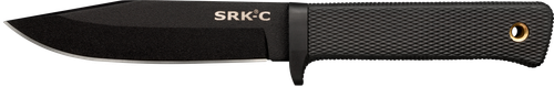 Cold Steel CS-49LCKD SRK Compact 5" Fixed Plain Black Tuff-Ex Finish SK-5 Steel Blade/Black Kray-Ex Handle Includes Sheath