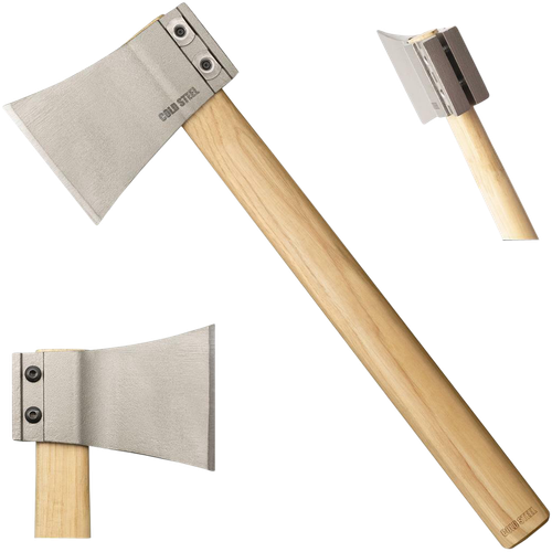 Cold Steel CS-90AXA Professional Throwing Axe 4" Blade 1055 Carbon Steel Blade American Hickory Handle 16" Long