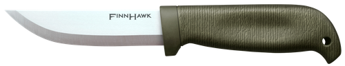 Cold Steel Finn Hawk, Fixed Blade Knife, 4", Clip Point, German 4116 Stainless, Polypropylene/Rubber Frame, Plain Edge, with Secure-Ex Sheath