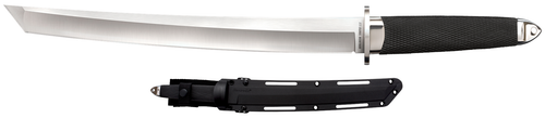 Cold Steel CS-35AE Magnum Magnum XII 12" Fixed Tanto Plain Satin VG-10 San Mai Blade/Black Textured/Oval Kray-Ex Handle Includes Sheath