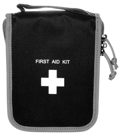 G*Outdoors First Aid Kit Discreet Case with Black & Holds 1 Handgun, 2 Magazines