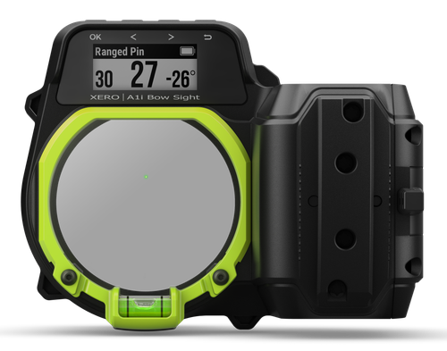 Garmin 010-01781-11 Xero A1i Bow Sight Black/Green 300 yds Range Left Hand User Compatible With Garmin GPS Devices Features Digital Laser Rangefinder