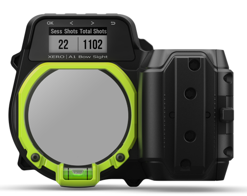 Garmin 010-01781-01 Xero A1 Bow Sight Black/Green 300 yds Range Left Hand User Compatible With Garmin GPS Devices Features Digital Laser Rangefinder