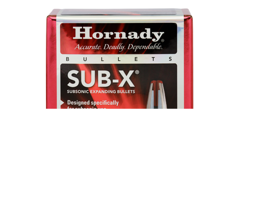 Hornady Sub-X 35 Caliber 250gr, Subsonic eXpanding 100 Per Box, BULLETS NOT AMMO