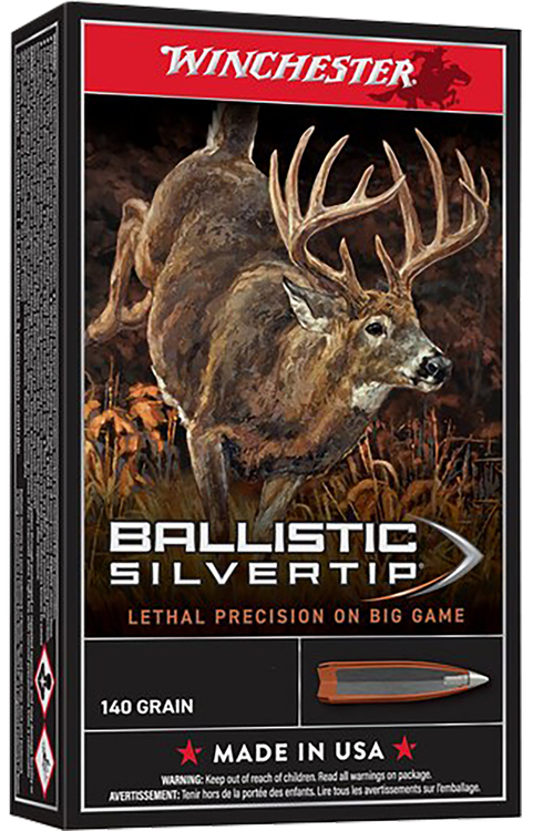 Winchester Ballistic Silvertip Hunting 6.5 PRC 140gr, Bonded Rapid Expansion PHP 20 Per Box