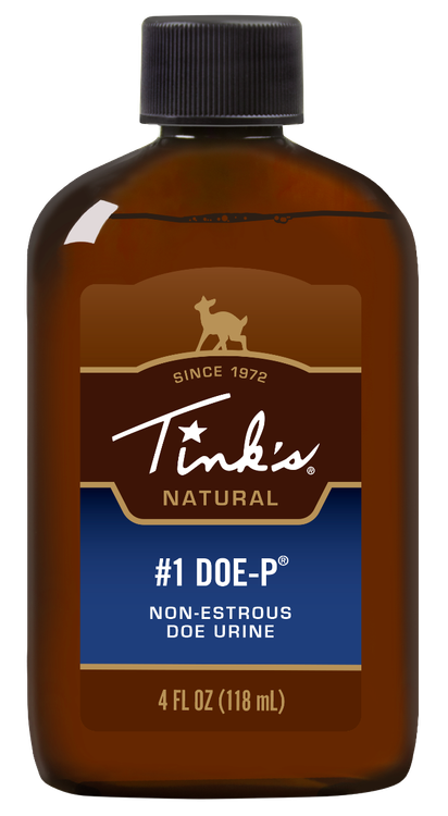 Tinks #1 Doe-P Deer Attractant Non-Estrous Doe Urine Scent Plastic 4 oz