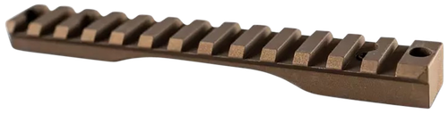 Christensen Arms 1 Piece Base, Burnt Bronze, Cerakote, 0MOA, Compatible with Remington 700 Short Action