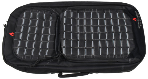 Advance Warrior Solutions Frame 28" L Backpack with Side Handle, Black Polyester for Tactical Rifle, Molle Front
