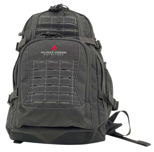 Advance Warrior Solutions Spear 3 Day Backpack, Black Polyester with Molle Front