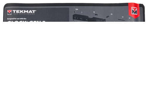 TekMat Original Mat, For Glock Gen 3, Cleaning Mat, Thermoplastic Surface Protects Gun From Scratching, 1/8" Thick, 11"x17", Tube Packaging, Black