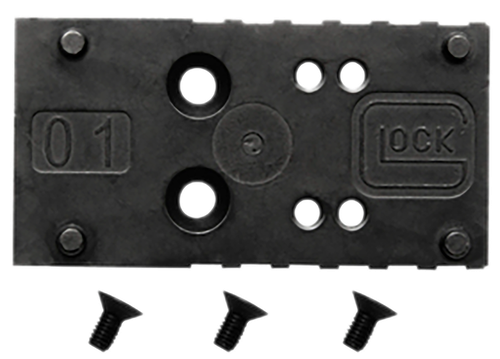 GLOCK MOS Adapter Plate 01 Set (Pkg), 9mm, GLOCK 17/19/45/47/34, Optic Doctor, Meopta, Insight, Vortex, Burris