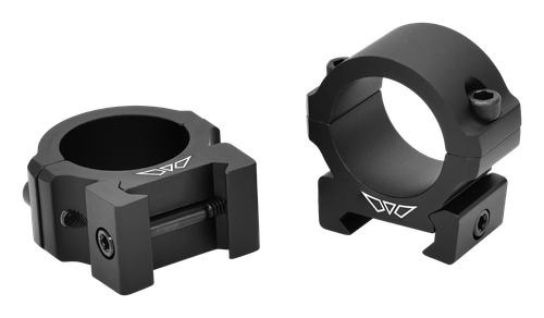 Warne Scope Mounts Vapor Horizontal, 1", Low Rings, Matte Finish, Black, Fits Picatinny
