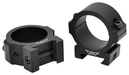 Warne Scope Mounts Vapor Horizontal, 30mm, Low Rings, Matte Finish, Black, Fits Picatinny