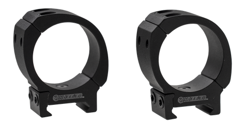 Wheeler Sporter Scope Rings Black 1" Low