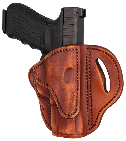 1791 BH2.1 Optic Ready, Outside Waistband Belt Holster, Fits Optic Ready 4" Barrel Semi-Automatic Pistols, Matte Finish, Vintage Leather