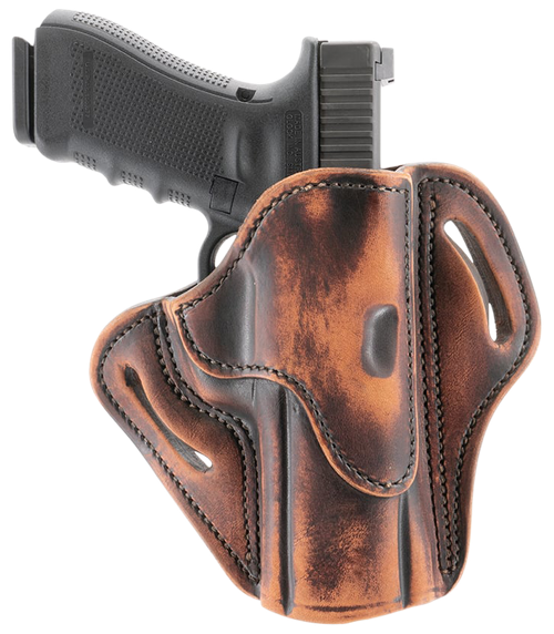 1791 BH2.4S Optic Ready, Outside Waistband Belt Holster, Fits Optic Ready Compact Size Pistols, Matte Finish, Vintage Leather