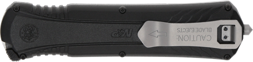 Smith & Wesson Knives M&P 3.50" Folding Dagger Plain Satin AUS-8A SS Blade 5.16" Black Includes Pocket Clip