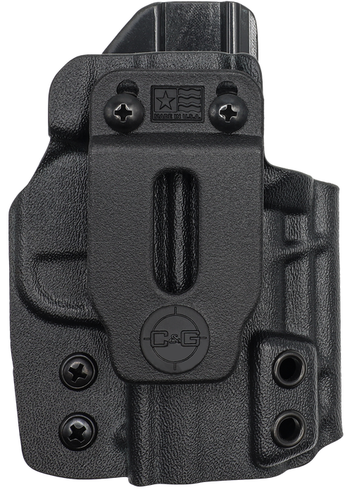 C&G Holsters Covert Inside Waistband Black Kydex Belt Clip Fits Springfield Hellcat
